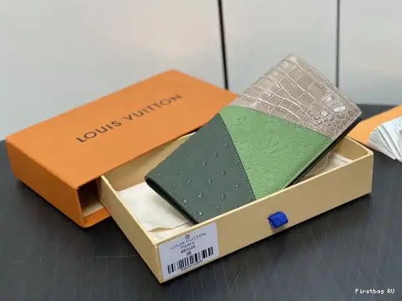 First bag ru VUITTON BRAZZA LOUIS WALLET-10*19*2cm 0706